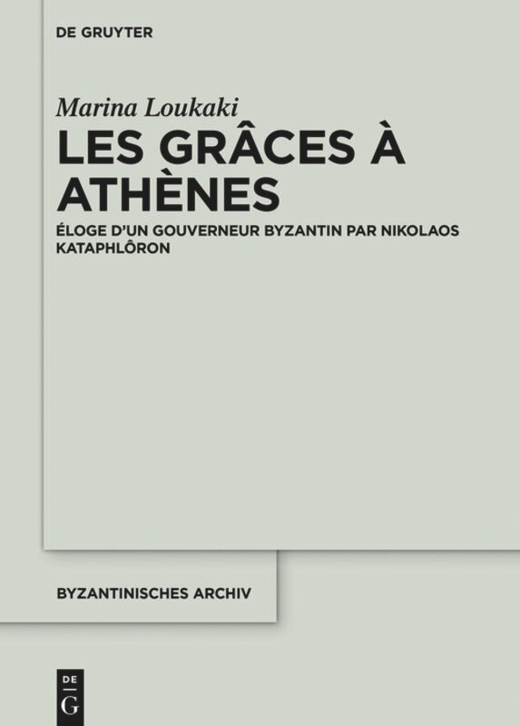 Front cover_Les Grâces à Athènes
