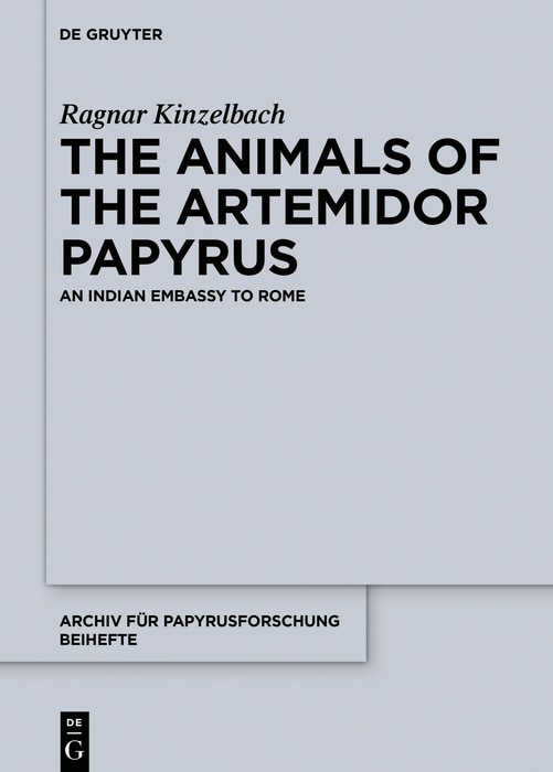 Front cover_The animals of the Artemidor Papyrus