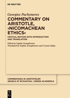 Couverture_Commentary on Aristotle, ›Nicomachean Ethics‹