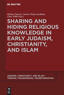 Front cover_Sharing and Hiding Religious Knowledge in Early Judaism, Christianity, and Islam