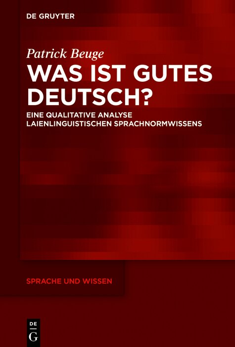 Couverture_Was ist gutes Deutsch?
