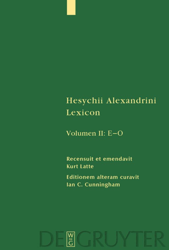 Front cover_[1) Epsilon – Iota. 2) Kappa – Omicron]