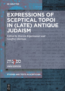 Front cover_Expressions of Sceptical Topoi in (Late) Antique Judaism