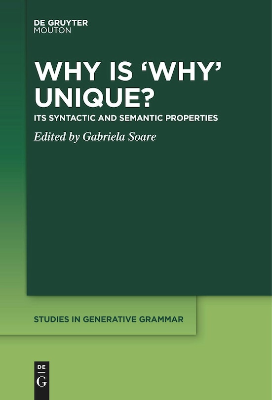Front cover_Why is ‘Why’ Unique?