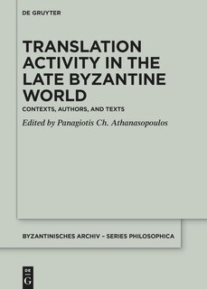 Front cover_Translation Activity in Late Byzantine World