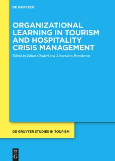 Couverture_Organizational learning in tourism and hospitality crisis management