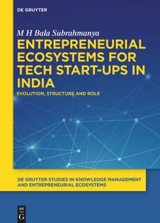 Front cover_Entrepreneurial Ecosystems for Tech Start-ups in India