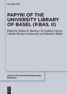 Front cover_Papyri of the University Library of Basel (P.Bas. II)