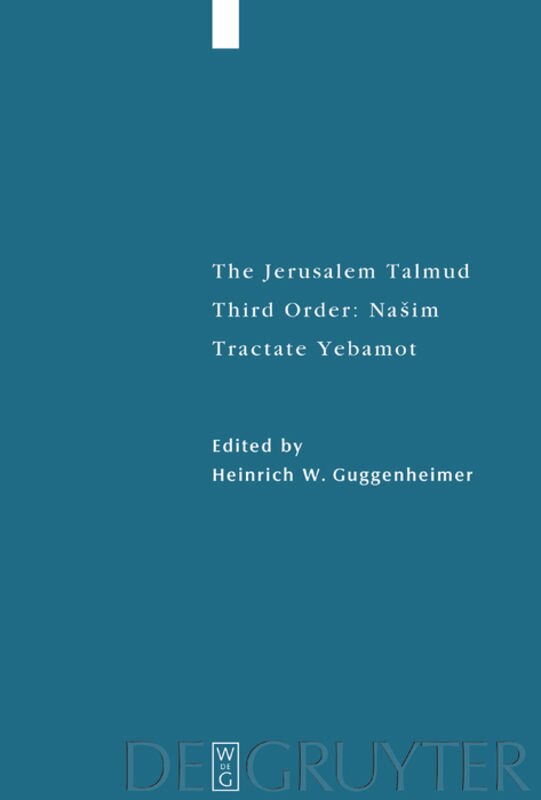 Front cover_Tractate Yebamot