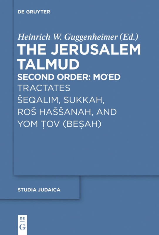 Couverture_Tractates Šeqalim, Sukkah, Roš Haššanah, and Yom Tov (Besah)