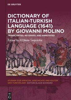 Couverture_Dictionary of Italian-Turkish Language (1641) by Giovanni Molino