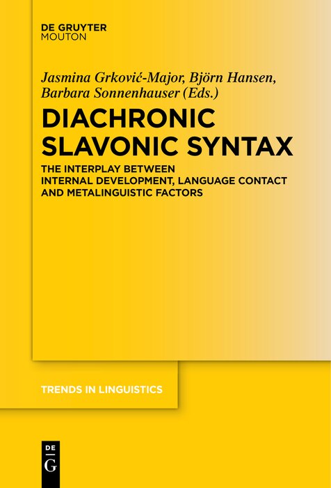 Front cover_Diachronic Slavonic Syntax
