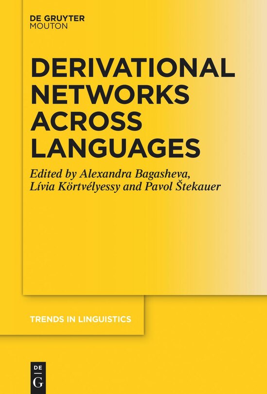 Couverture_Derivational Networks Across Languages