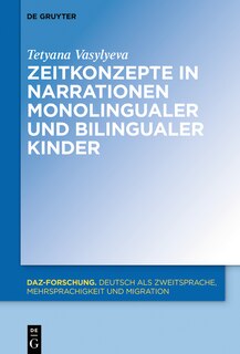 Front cover_Zeitkonzepte in Narrationen monolingualer und bilingualer Kinder