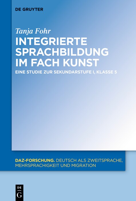 Front cover_Integrierte Sprachbildung im Fach Kunst