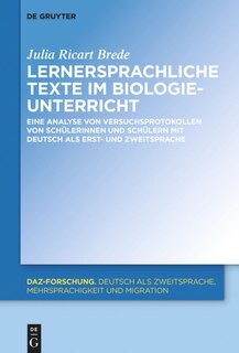 Front cover_Lernersprachliche Texte im Biologieunterricht