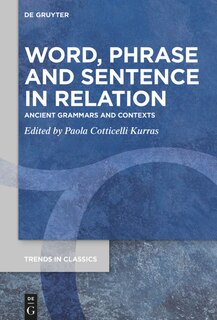 Front cover_Word, Phrase, and Sentence in Relation