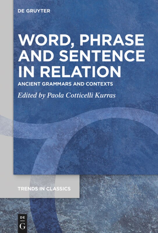 Front cover_Word, Phrase, and Sentence in Relation