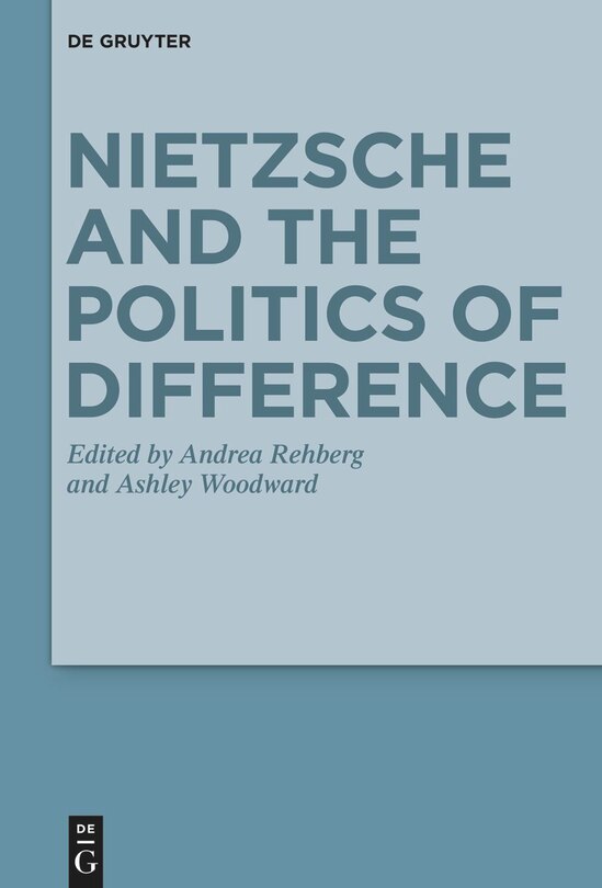 Couverture_Nietzsche and the Politics of Difference