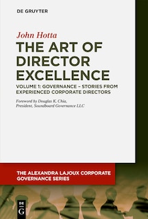 Front cover_The Art of Director Excellence