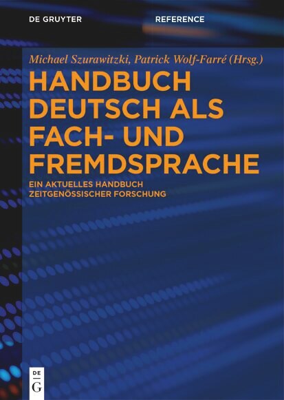 Front cover_Handbuch Deutsch als Fach- und Fremdsprache