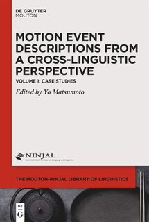 Front cover_Case Studies of Linguistic Representations of Motion