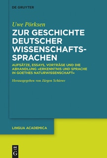 Couverture_Zur Geschichte deutscher Wissenschaftssprachen