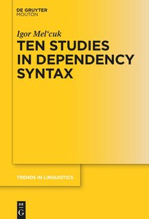 Couverture_Ten Studies in Dependency Syntax