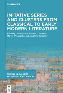 Couverture_Imitative Series and Clusters from Classical to Early Modern Literature