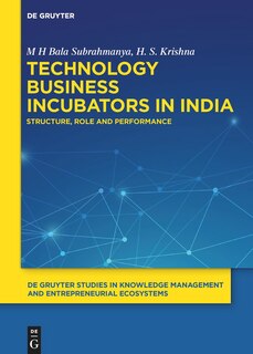 Front cover_Technology Business Incubators in India