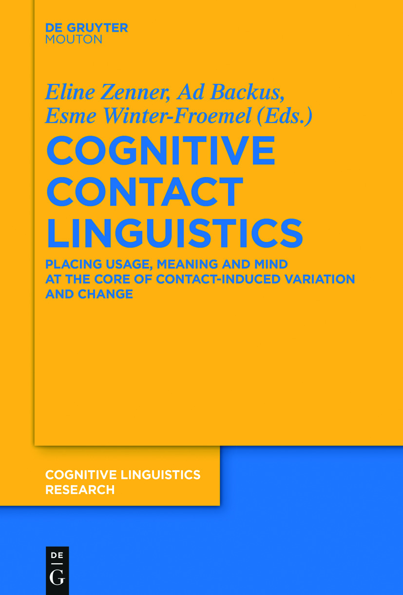 Front cover_Cognitive Contact Linguistics