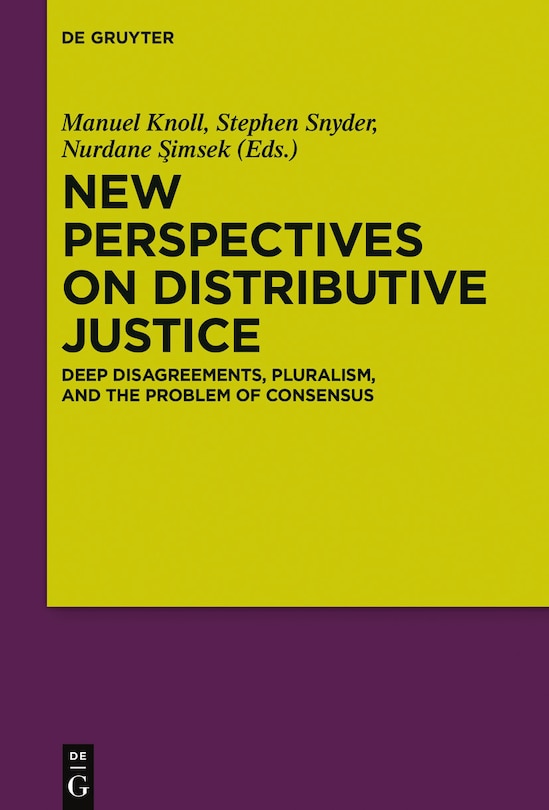 Front cover_New Perspectives on Distributive Justice