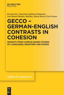 Front cover_GECCo - German-English Contrasts in Cohesion