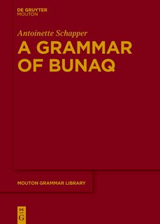 Front cover_A Grammar of Bunaq