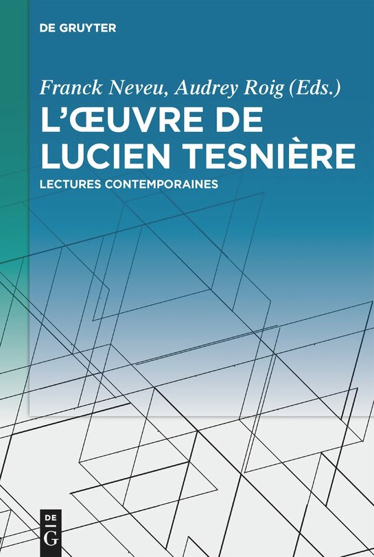 Front cover_L’œuvre de Lucien Tesnière