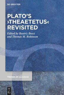 Front cover_Plato’s ›Theaetetus‹ Revisited