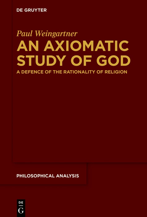 Front cover_An Axiomatic Study of God