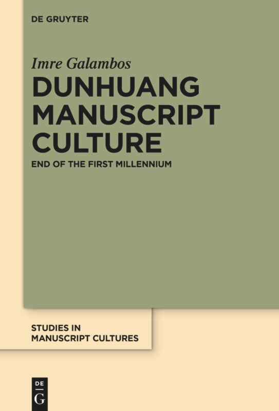 Front cover_Dunhuang Manuscript Culture