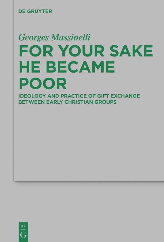 Front cover_For Your Sake He Became Poor