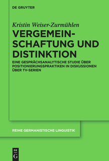 Front cover_Vergemeinschaftung und Distinktion