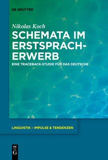 Front cover_Schemata im Erstspracherwerb