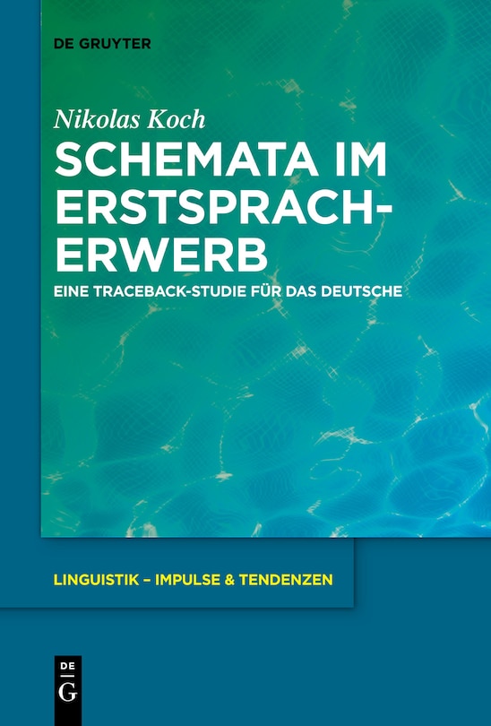 Front cover_Schemata im Erstspracherwerb