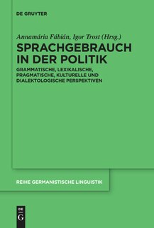 Front cover_Sprachgebrauch in der Politik