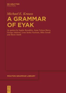Couverture_A Grammar of Eyak