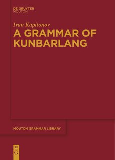 Front cover_A Grammar of Kunbarlang