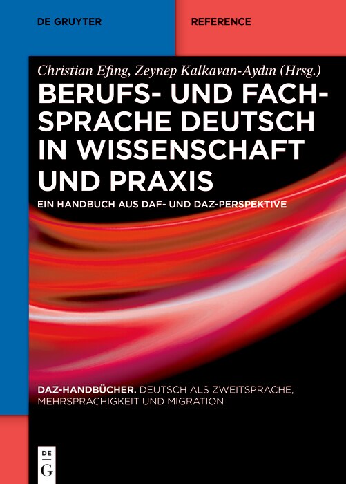 Couverture_Berufs- und Fachsprache Deutsch in Wissenschaft und Praxis