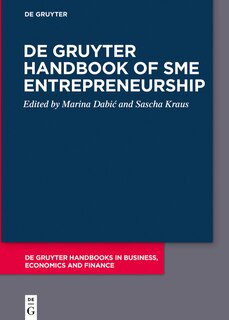 Couverture_De Gruyter Handbook of SME Entrepreneurship
