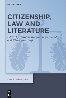 Front cover_Citizenship, Law and Literature
