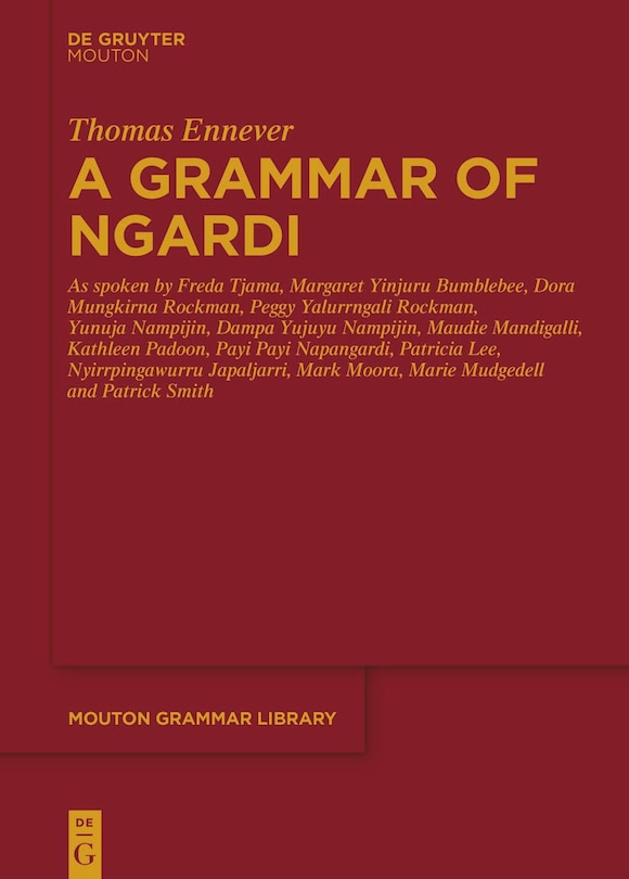 Couverture_A Grammar of Ngardi