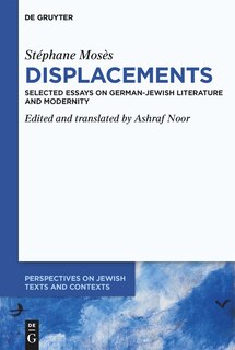 Front cover_Stéphane Mosès ›Displacements‹